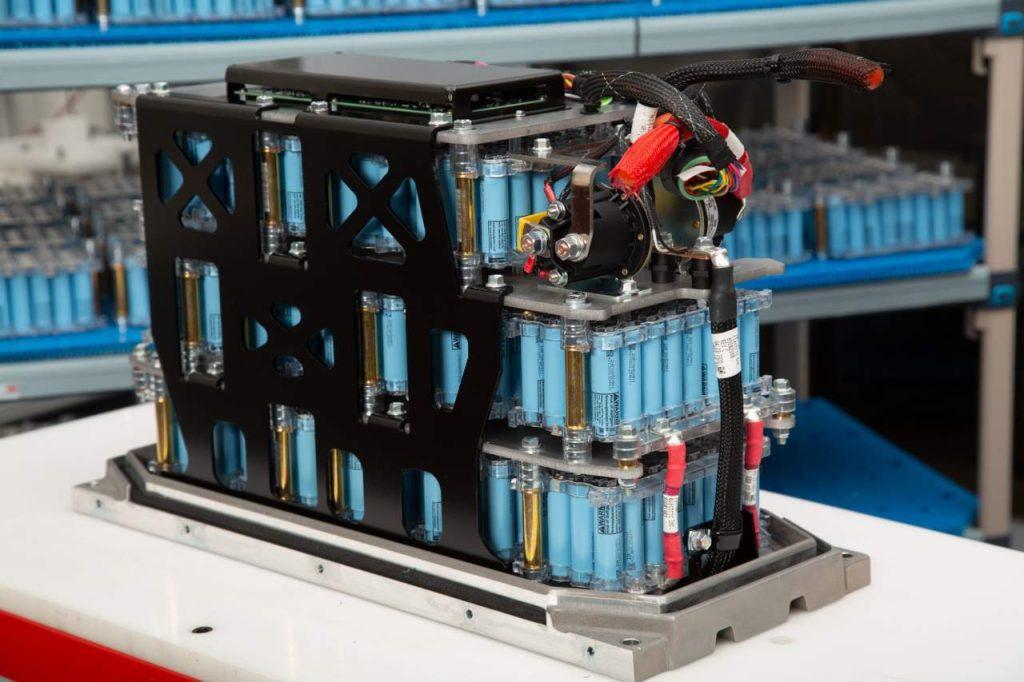 Sezione del pacco batteria Vanguard da 5kWh